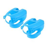iplusmile 2 pièces Fixateur pour Pigeon Plastique Pratique et Sûr Bleues Maintien Stable pour Nourrir et Soigner Pigeons et Oiseaux Captivité