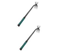 iplusmile 2 Pièces Houe de désherbage Outil de Plantation Jardinage Outil de Traction dissolvant Herbe Outil de déracinement et de désherbage Outil de désherbage Manuel du Jardin Acier