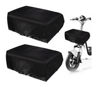 iplusmile 2 pièces Housse de Protection Étanche pour Panier de Vélo Électrique Lot de Couvre-Pluie Extensibles Protection la Pluie et Saleté pour Paniers de Tricycle et Vélo Extérieur