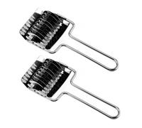 iplusmile 2 pièces Lot Coupe-pâtes Manuel Inoxydable Trancheur de Nouilles et Éminceur Oignons Verts Ustensile de Cuisine Multifonction pour Découpe Facile