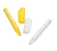 iplusmile 2 Pièces Lot de Crayons à Craie Effaçables pour Tissu avec Prise Ergonomique Marqueurs Couture Précis pour Vêtements Adaptés Coton Soie Denim Outils Portables pour Marquage Textile
