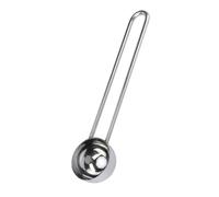 iplusmile 2 pièces Lot de Cuillères à Mesurer Café Acier Inoxydable Cuillères Doseuses Solides pour Poudre de Lait et Café Manches Longs pour Cuisine Maison