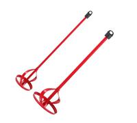iplusmile 2 Pièces Mélangeur pour Perceuse Robuste Tige de pour Peinture Ciment Enduit Accessoire Adaptable pour Outils Électriques Mixeur Portable Polyvalent