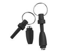 iplusmile 2 Pièces Mini Cigar Hole Punch Tool Portable Keychain Cutter Silicone Stainless Steel For Precise Cutting Compatible With Various Cigars