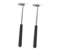iplusmile 2 pièces Mini Watch Hammer Set Alloy and Iron Construction Precision Repair Tool for Watchmakers Compact with Smooth Surface Random Bottom Color Couleur Couleur Aléatoire