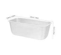 iplusmile 2 pièces Moule à Moule Pâtisserie Réutilisable Alliage Surface Lisse Antiadhésive Outil de Cuisson Maison pour Cakes et Petits Pains
