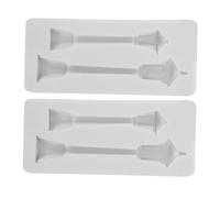 iplusmile 2 pièces Moule Silicone Lampadaire pour Bougies Fondant Résine Design Artistique Facile à Démouler et Nettoyer Création Polyvalente pour Pâtisserie et DIY