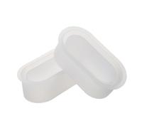iplusmile 2 Pièces Moule Silicone Oval pour Pots Succulents Moules Résine et Béton pour Création DIY de Jardinières Modernes Adapté Décoration Intérieure et Extérieure