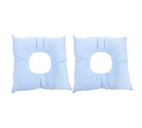 iplusmile 2 Pièces Oreiller De Voyage Doux Appui-tête Du Lit De Massage Face Vers Le Bas Oreiller Pour Le Visage Du Salon De Massage Coton De De Coton Pur Blue
