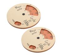 iplusmile 2 pièces Outil Bois Roue des et Pratique pour Piano Guitare Apprentissage Théorie Musicale