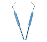 iplusmile 2 Pièces Outil de Déplacement des Abeilles, Aiguille de Transfert de Ruche en Aluminium, Bleu, 16,76x3,00x1,00cm, pour Apiculteurs, Élevage des Reines, Gestion de Ruche