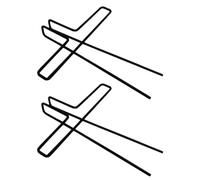 iplusmile 2 pièces Pince à Partitions Musicales de Clips Noirs pour Vos Pages de Musique Accessoires Pratiques pour Musiciens et Lecteurs de Partitions