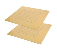 iplusmile 2 pièces Planche de Jeu Go Bois Portable pour Garçon Fille Échiquier Sécurisé Apprentissage Stratégique et Coordination Jeu Go Lot
