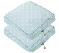 iplusmile 2 Pièces Pochette de Rangement pour Serviettes Hygiéniques Portable en Tissu Coton Résistant Alliage D'aluminium, Pratique et Légère, pour Paquet à Dos ou Paquet à Main