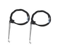 iplusmile 2 pièces Poignée de Dégagement Fauteuil Inclinable Alliage Aluminium avec Câble à Ressort de Rechange Robustes pour Canapé et Chaise de Salon