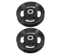 iplusmile 2 Pièces Poulie de Câble Aluminium pour Équipement Gym Roue à Roulement Haute Résistance Système de Poulie Fitness pour Entraînement Musculation Lot