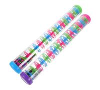 iplusmile 2 Pièces Rainstick Musical Instrument Pluie Réaliste Sensoriel Spirale pour Éveil Musical Garçon Fille et Garçon Fille Outil Pédagogique pour Activités de Groupe