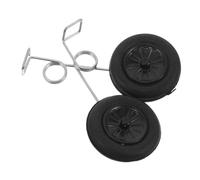 iplusmile 2 pièces Rc Airplane Front Landing Gear Replacement Wheels for Model Aircraft DIY Accessories Compatible with Various Rc Plane Models