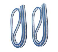 iplusmile 2 pièces Règle Flexible Courbe Double Face Souple avec Noyau Métallique pour Dessin Couture et Ingénierie Outil de Mesure Polyvalent pour Tracés Précis et Formes Courbes