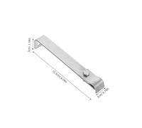 iplusmile 2 Pièces Roof Bracket Set Stainless Steel Ground Connection Clamps For Thunder Rods Weatherproof Support For Residential And Industrial Grounding