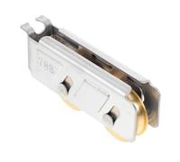 iplusmile 2 Pièces Rouleau De Porte Rouleaux De Porte Remplacement des Galets De Porte Charnières Et roulettes De Porte De Garage Galet De Porte Escamotable Cuivre