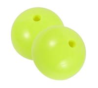 iplusmile 2 Pièces Socle de Poteau D'agilité pour L'entraînement de Football, Support pour Poteaux D'entraînement de Football, Base Lestée à l'eau, Vert Clair, 19x19x10cm, Matchs