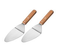 iplusmile 2 pièces Spatule ergonomique Lot de Pelle Cuisson Pâtisserie Poignée Antidérapante Ustensile Cuisine pour Pizzas Gâteaux et Desserts 2 pcs