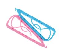 iplusmile 2 pièces Support de Lecture Pliable Pince Maintien Pages Portable Plastique Robuste Clip Lecture pour Étudiants Bleu Rose