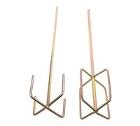 iplusmile 2 pièces Tiges de Mélange pour Perceuse Électrique Mélangeur Hexagonal Robuste pour Peinture Plâtre et Époxy Outil Pratique pour Chantier et Bricolage