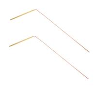 iplusmile 2 pièces Tiges de Radiesthésie Laiton Multifonctions pour Détection Eau et Métaux Légères et Portables Outil de Sourcier Polyvalent pour Amateurs et Professionnels