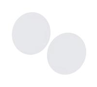 iplusmile 2 Pièces Toile Ovale en Coton pour Peinture à L'huile Surface Lisse, Usage Polyvalent, pour Cours D'art et Artistes Débutants