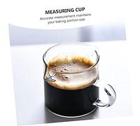 iplusmile 2 Pièces Verre à Lait Double Bec Tasse Verre Transparent pour Café et Yaourt Design Ergonomique avec Poignée Facile à pour Maison et Pâtisserie