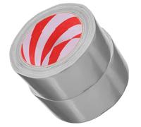 iplusmile 2 Rouleaux Ruban Adhésif Toilé Gris Argenté, Fixation Sûre | Application Facile, Face Unique, Propriétés Adhésives Exceptionnelles, pour Bricolage et Réparations
