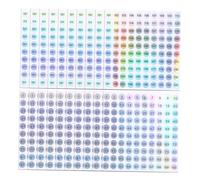 iplusmile 20 feuilles Autocollants Numérotés Ronds Autoadhésifs Étiquettes Chiffres Séquentiels pour Classement DIY et Marquage Maison Bureau Multifonctionnelles