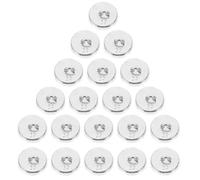 iplusmile 20 Pièces Ancrages pour Plantes Grimpantes en Métal, Structure | Alliage D’aluminium Argenté, Maille Ouverte et Pose Rapide, pour Jardins Urbains, Balcons et Tuteurs Bois