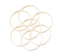 iplusmile 20 pièces Anneaux Bambou Attrape Cercles DIY pour Cadres Naturels pour Capteur de et Mandalas à Suspendre