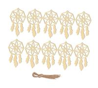 iplusmile 20 pièces Attrape Créatif Pendants Ornements Muraux Décorations Suspendues pour Maison Beige Motif Accessoires Artisanaux pour Salon et Véranda