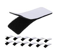 iplusmile 20 Pièces Auto-adhésif Ruban à Double Face Ruban de Montage Robuste Ruban Crochet Double Face Ruban de Verrouillage Robuste Ruban Auto-adhésif Ruban adhésif Lourd Nylon Noir