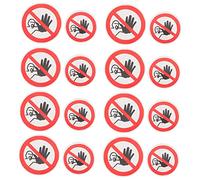 iplusmile 20 pièces Autocollants Interdiction Entrée Lot de Panneaux Autocollants Avertissement Auto Adhésifs pour Sécurité et Avertissement pour Équipements à