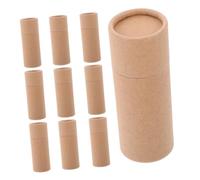 iplusmile 20 pièces Boîtes Emballage Papier Kraft Rondes Tubes Carton pour Huiles Essentielles Stockage Thé et Petits Cadeaux