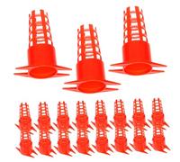 iplusmile 20 pièces Cages à Reines Plastique Outil Apiculteur Léger Pratique pour Élevage et Transport des Abeilles Reines