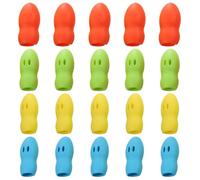 iplusmile 20 pièces Couvre Brosse à Dents Silicone Lot de Protection Portable pour Voyage et Camping Brosse à Dents Propre et Sûre Couleur Aléatoire Couleur Aléatoire