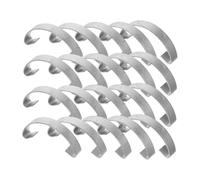 iplusmile 20 Pièces Crochets de Porte Acier pour Cage à Poules Fixation Durable pour Coopératives Avicoles et Autres Utilisations Multifonctionnelles