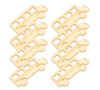 iplusmile 20 pièces DIY Bus Shape Wooden Slices For Crafts Lightweight Smooth Surface Wooden Pieces For Creative Decoration And Art Projects