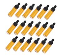 iplusmile 20 pièces Flacon Pipette Rechargeable pour Huiles Essentielles Cosmétiques Flacon Voyage Étanche et Lot