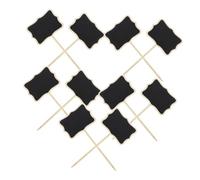 iplusmile 20 pièces Lot de Mini Tableaux Ardoise pour Étiquettes Buffet et Décorations de Fête Supports Compacts pour Messages Lisibles Lors de Mariage et Événements