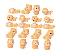 iplusmile 20 Pièces Mini Dog Figurines Set for Desktop Decoration Resin Puppy Statues for DIY Fairy Garden Bonsai Micro Landscape Crafting Compact and Versatile Accessories