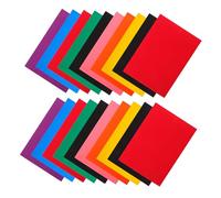 iplusmile 20 pièces Papier Cartonné Ondulé Coloré pour DIY Papier Épais pour Loisirs Créatifs Bricolage Maternelle et Atelier Scolaire