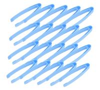 iplusmile 20 pièces Pinces Plastique Légères pour Garçon Fille de Bleu Outils Éducatifs pour Motricité Fine Jeux Exploration Plein Air et Apprentissage Sensoriel