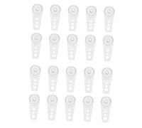 iplusmile 20 Pièces Plastic Curtain Track Glides With Precision Ball-bearing Carriers Scratch-resistant Sliding Rollers For Easy Installation And Smooth Operation Various Curtain Rails